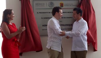 Inauguran aeropuerto internacional en Palenque