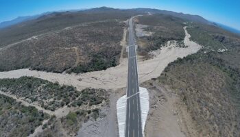 Recuperan carreteras Baja California Sur