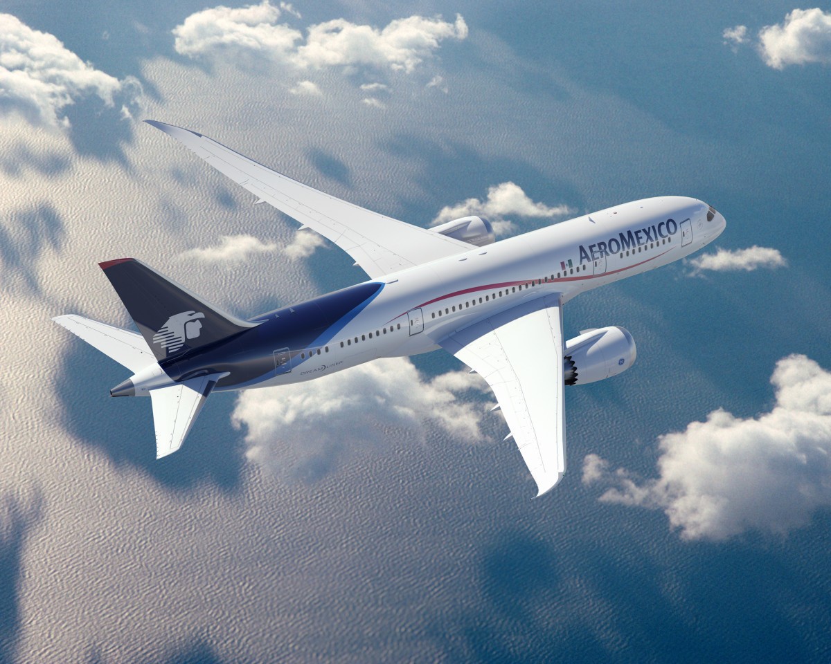 Cumple Aeroméxico 18 años de volar a Chile
