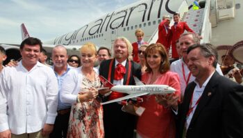 Aterriza Virgin Atlantic en Cancún