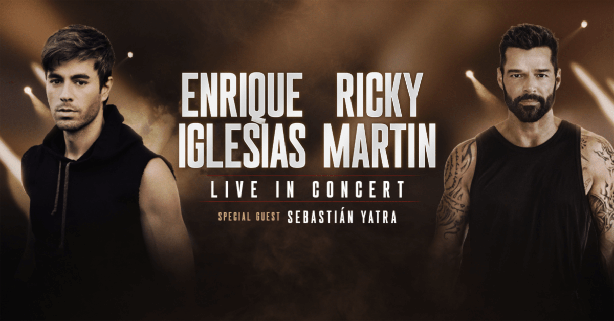 Enrique Iglesias y Ricky Martin harán una gira que incluye Las Vegas