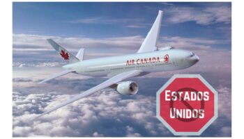 Air Canada suspende vuelos a Estados Unidos
