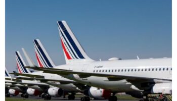 Air France almacena sus aviones por pandemia
