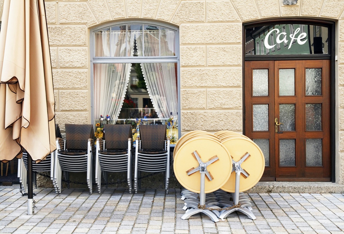 Cafetería afectada por Covid