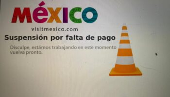 Página web de VisitMexico suspendida