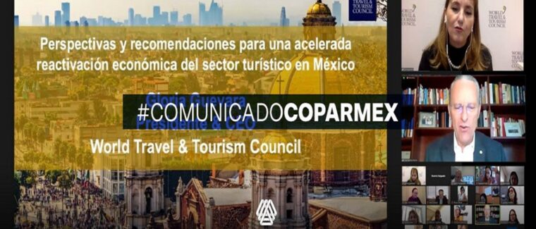 WTTC, CNET y Coparmex preparan reactivación turística