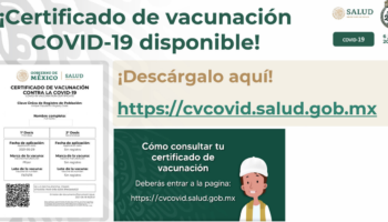 Ya hay certificado covid-19 de vacunación en México