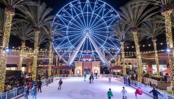 7 pistas de hielo para disfrutar la Navidad en Anaheim