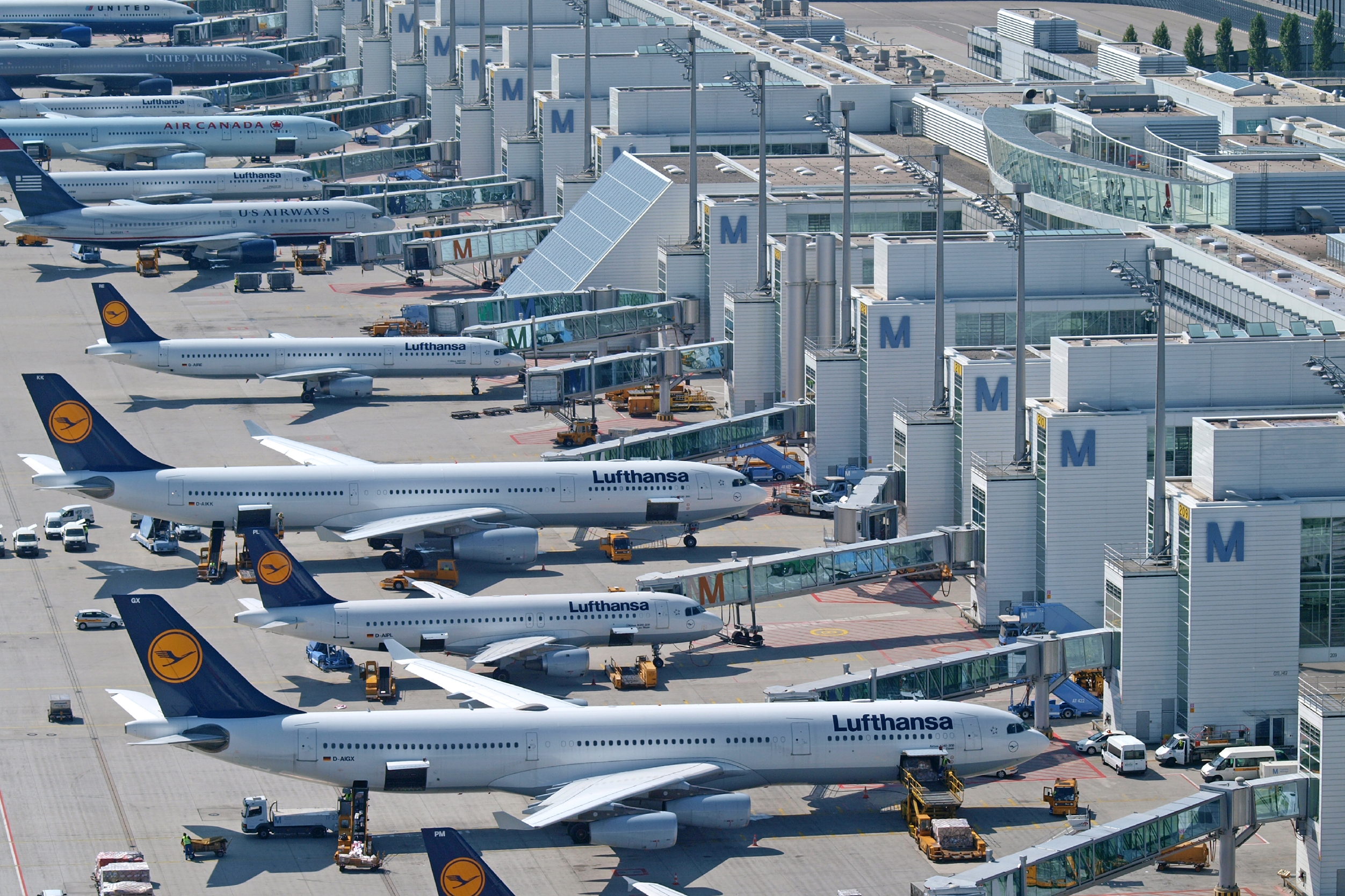 Munich Alemania avion aeropuerto